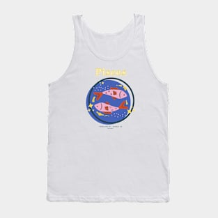 Pisces Zodiac Astrology Symbol T-Shirt Tank Top